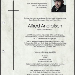 Andratsch Alfred G